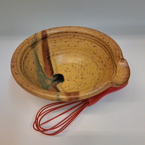 #241147 Mixing Bowl with Whisk $16.50 at Hunter Wolff Gallery